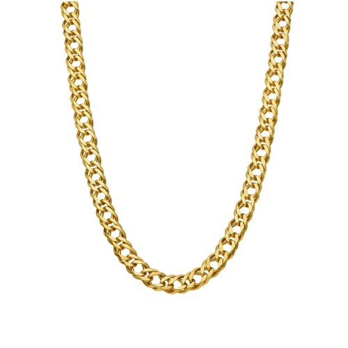 9ct yellow gold double curb - 9ct,