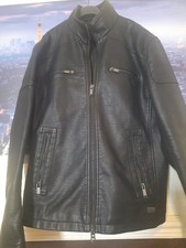 mens firetrap leather jacket