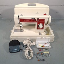 Toyota Precision Sewing Machine Model 302 Vintage Metal Heavy Duty Rare