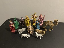 Vintage Italian Nativity 13 Pc
