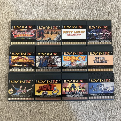 Atari lynx games bundle x12 - games,