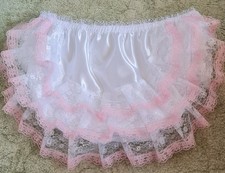 CD ADULT BABY SISSY WHITE LACE