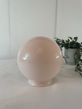 Vintage Pink Globe Lamp Shade