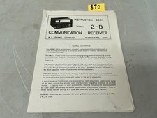 DRAKE 2-B Receiver Instruction