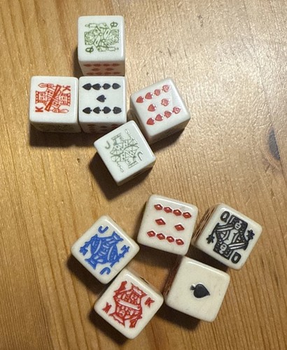Set lot vintage - of, poker