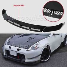 For Nissan 350Z 370Z Car Front Bumper Splitter Lip Diffuser Spoiler Glossy Black