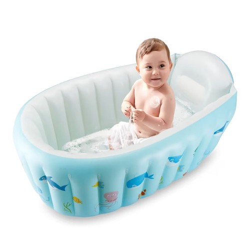Inflatable baby bath - inflatable, tub