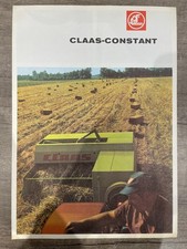 Claas Constant Baler Vintage Brochure Leaflet