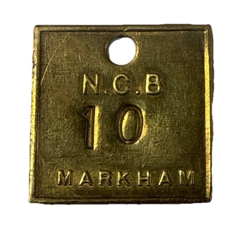 Markham colliery derbys brass - colliery,