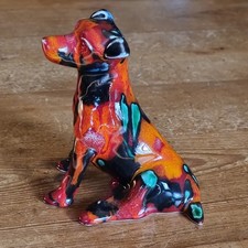 ANITA HARRIS POTTERY  FLAME RED DOG STUNNING ITEM