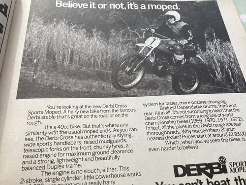 Derbi cross sports moped - cross,