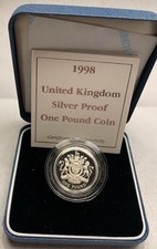 1998 Silver Proof £1 Coin