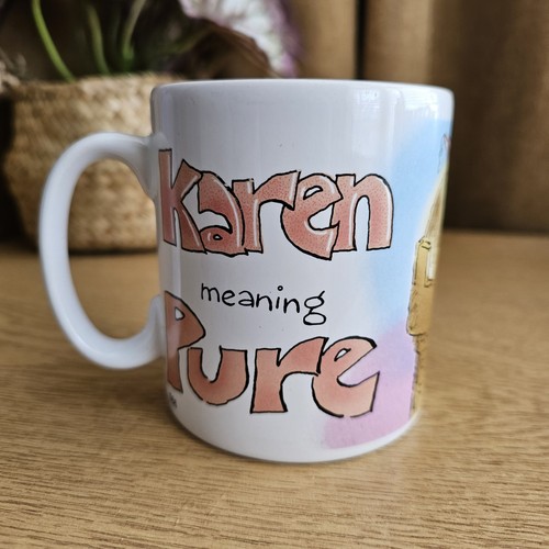 Vintage tams mug - vintage, "karen"