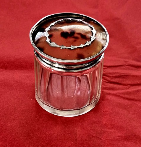 Beautiful glass jar - glass, with