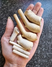 Victorian clay pipes metal - victorian,