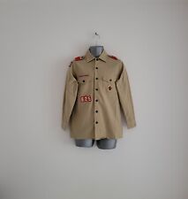Retro Vintage Men's Boy Scouts of America official Shirt Size S 14-14.5