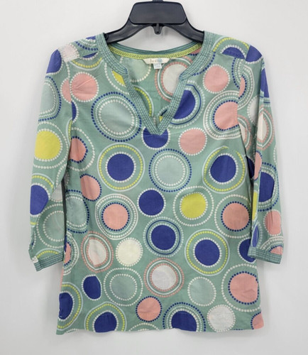 Boden top womens green polka - womens, 2