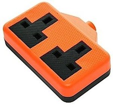 2 GANG ORANGE RUBBER PLUG