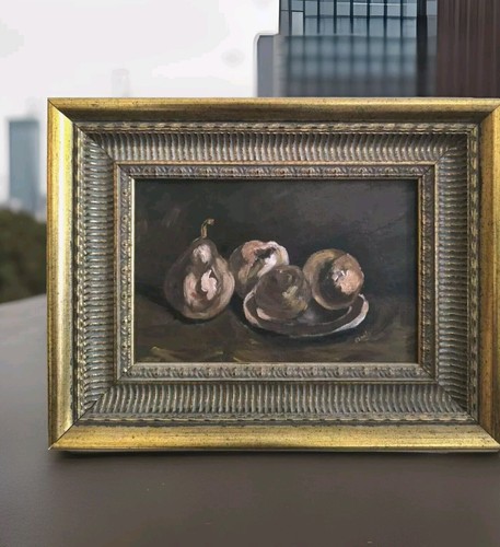 Painting oil cardboard - oil,