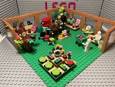 LEGO Garden Centre Nursery, Flowers, Foliage, Lawn Mower, Tools, Wheel Barrow