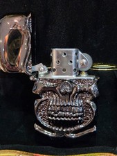Gothic Metal Lighter In SILVER