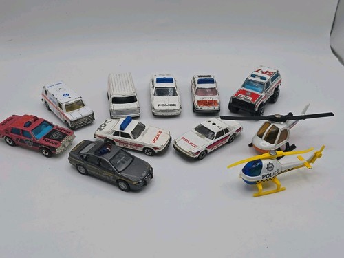 Die cast car bundle police - die,