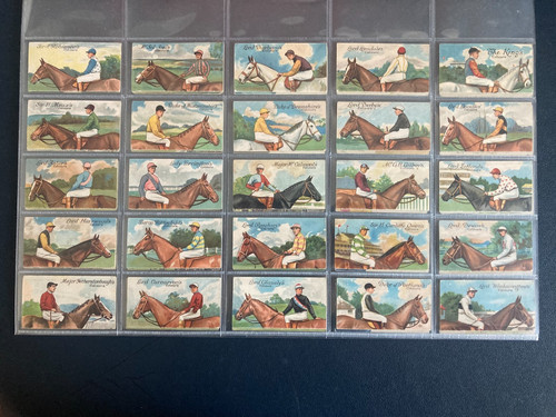 Cigarette cards anstie - anstie, racing