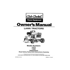 Cub Cadet 1315 1320 Owner Manual | USB Stick
