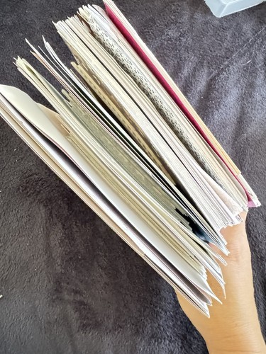 Large scrapbooking paper - large, &