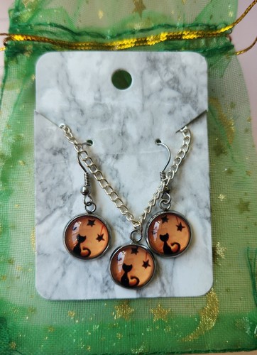 Handmade halloween earrings - handmade,
