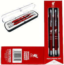 Liverpool FC Executive Black Ink Ballpoint Pen & Pencil LFC Gift Set