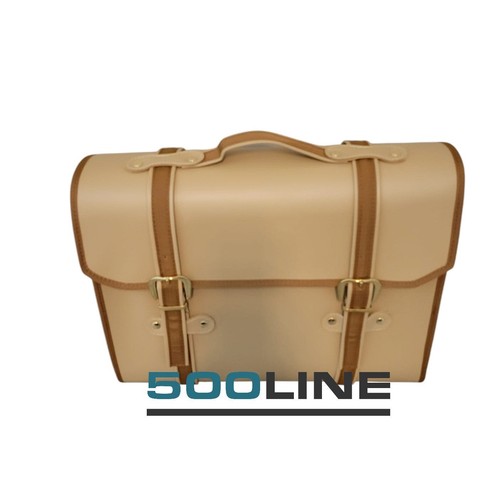 Vintage beige leather - vintage, bag