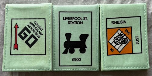 Monopoly property card holder - monopoly,