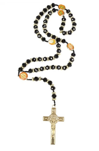 Benedict rosary necklace - st.,