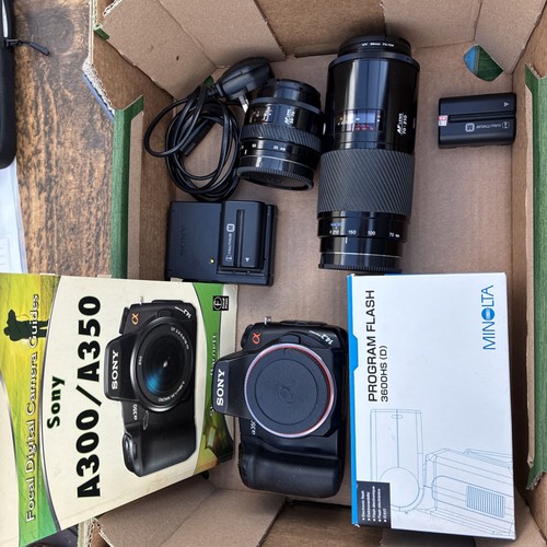 Sony alpha a350 dslr 2mp - sony,