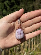 Lepidolite Crystal Wire