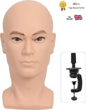 Bald Male Mannequin Head for