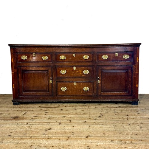 Antique georgian oak dresser - georgian,