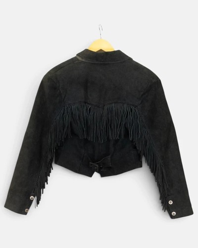 Womens black suede jacket - womens,
