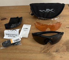 Wiley X WX Vapour Shield Style Men's Sunglasses Clear & Amber Lenses UVA/UVB