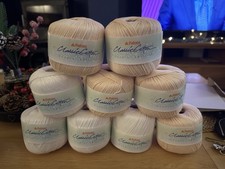 dk cotton yarn cream peach 9 X