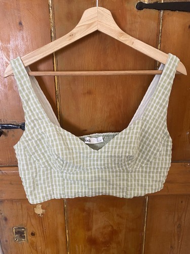 Elodie green white gingham - elodie,