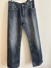 Jeans Blue Denim Button Up