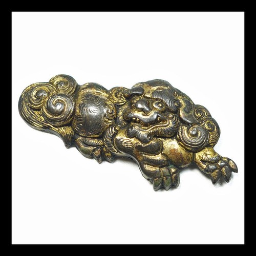 Japanese shakudo lion - japanese,