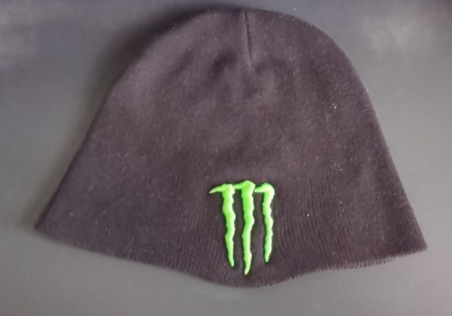 Monster energy beanie - monster, black