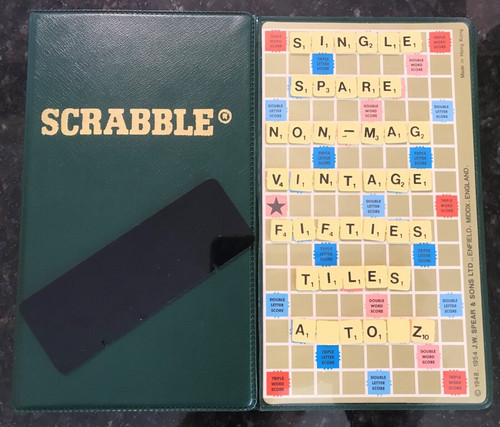 Single scrabble spare tiles - spare,