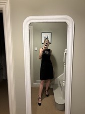 Black Moschino Wool Dress Size