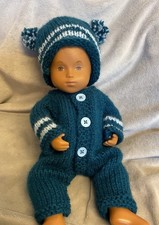 Vintage 1970s Sasha Baby Doll , 12”  Tall , Brown Hair & Eyes. Cute Outfit . VGC