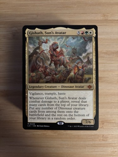 Mtg gishath dinosaur - dinosaur, commander