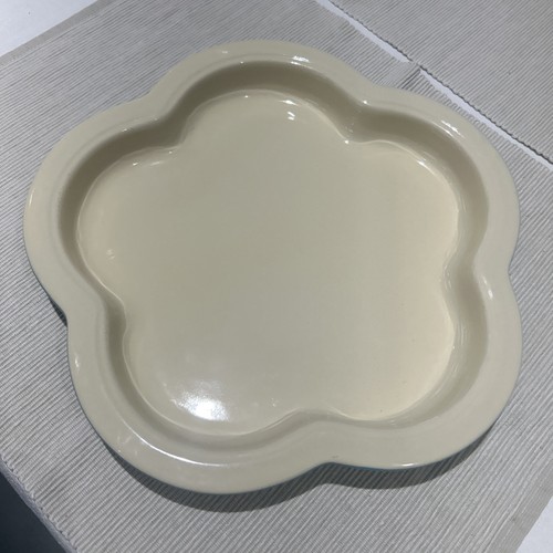 Denby blue flower flan dish - flower,